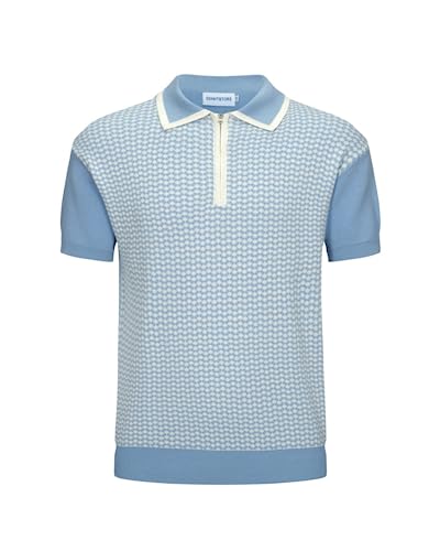 OXKNIT Men's Casual 1960s Mod Style 60s Mod Knit