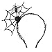 Ivysan Halloween Spider Web Hair Hoop Cosplay Headdress Devil Headband