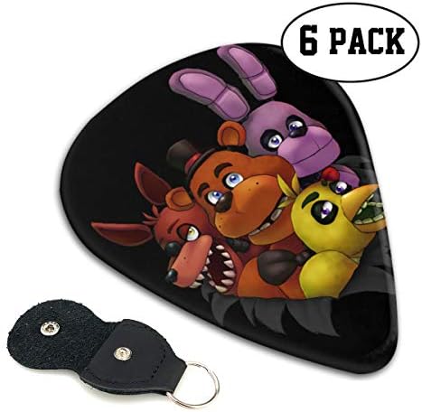 Caixia666 Five Nights at Freddy's Guitar Picks 6/Pack Set .71mm