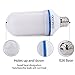 TOMTOO LED Flame Effect Fire Light Bulbs with Upside Down Effect E26 Base LED Bulb Simulated Decorative Light for Christmas Decorations/Hotel/Bars/Home (1pack)