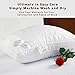 Down Alternative Pillows for Sleeping Plush (2 Pack King), 100% Cotton Cover Best Hotel Bed Pillows with 2