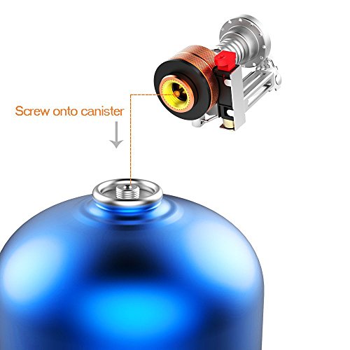 image for BRAND CENTER Camping Stove Ultralight Pocket Size Portable Outdoor Bac