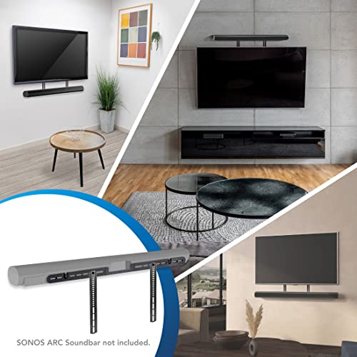 Mount-it! Soporte de Altavoz de TV para Sonos ARC | Sonido direccional en Todas Partes con Soporte de TV para Sonos ARC