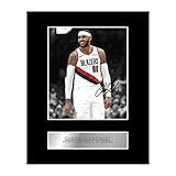iconic pics Carmelo Anthony Print Signed Mounted