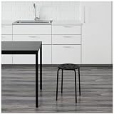 IKEA MARIUS Stool Black – Stackable, Maximum 100 kg view 6