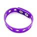 GOGO 10 PCS Adult Adjustable Silicone Bracelets for Shoe Charms Rubber Wristband - Mixed Colors