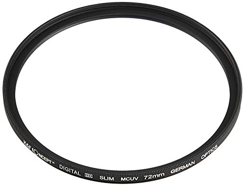 K&F Concept レンズフィルター ドイツSCHOTTガラス 薄枠設計 紫外線吸収用 KF-MCUV72 (72mm, MC UV)