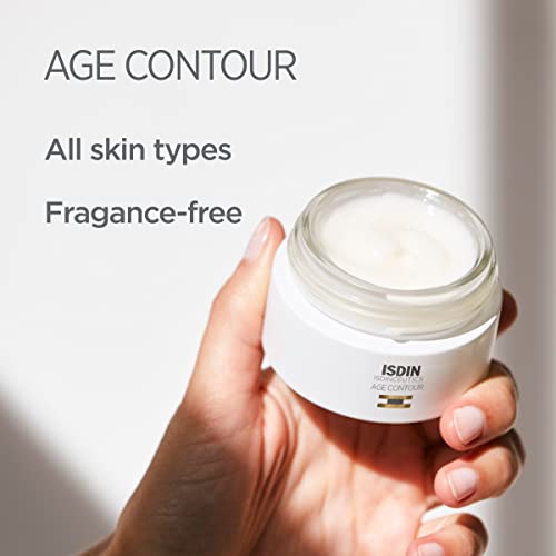 ISDIN Age Contour Face and Neck AntiAging Benefits Cream, Moisturizing