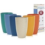 Homienly Wheat Straw Cups Plastic Cups Unbreakable