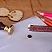 Wine Red Seal Sealing Wax Wicks Sticks for Invitation Card Postage Letter Envelops(Pack of 10)