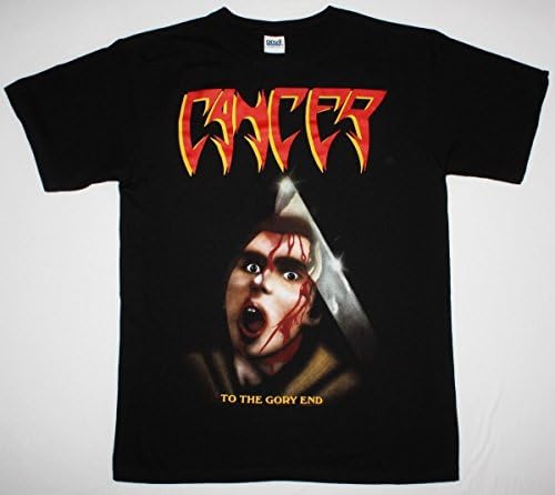 CANCER TO THE GORY END'90 DEATH DISINCARNATE OBITUARY T-SHIRT (M)