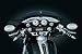 Kuryakyn 3783 Motorcycle Accent Accessory: Switch Panel Accent for 1996-2013 Harley-Davidson Touring & Trike Motorcycles, Chrome