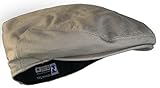 Ted and Jack - Street Easy Traditional Solid Cotton Newsboy Cap in Khaki Size XL
