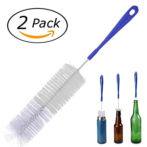 14 inch Long Bottle Brush 2 pack Bottle Cleaning Set Brush Cleaner for