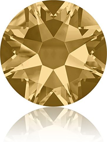 Swarovski Professional 2088 SS20 Light Colorado Topaz Flat Back Crystal Rhinestone