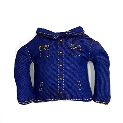 Bestever Love Pets Squeaky Toys Cute Stuffed Character Blue Jean Jacket
