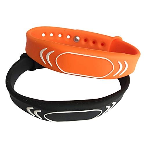 UID Changeable RFID 13.56mHz IC Wristband Tags Block 0 Sector Writable (Pack of 2)