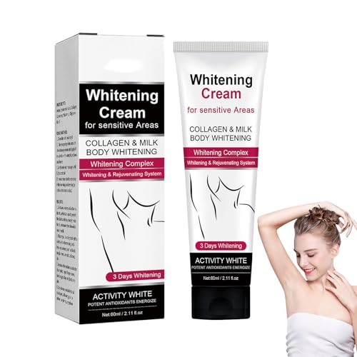 Niacinamide Body Lightening Cream, Underarm and Intimate Lightening Cream, Intimate Whitening Cream for Armpits, Knees, Inner Thigh and Sensitive Areas, Moisturizing and Uniforming Action