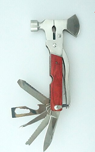 Super More 19 in 1 Multi-Function Tool Multitools Hammer Axe Rescue Survival Tool