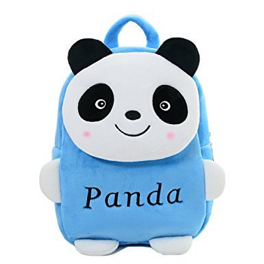 Frantic Velvet Kids School/Nursery/Picnic/Carry/Travelling Bag - 2 to 5 Age (SkyBlue Panda)