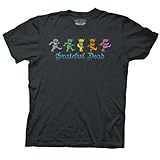 Grateful Dead Dancing Bears Men's Charcoal T-shirt