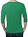 uxcell Men's Saint Patrick's Day Color Block Shirt Striped Panel Round Neck Long Sleeve Pullover T-Shirt Green 36