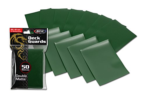 1500 Green Double Matte Deck Guard Card Sleeves - Ultra Protectors - MTG - YU-GI-OH!