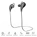 Bluetooth Headphones,Amicool 4.1 Wireless Sport Earbuds Stereo Earphones, Noise Cancelling Headset with Mic for Smartphones Bluetooth Devices (Black)