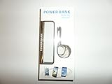 Power Bank Key Chain Smart Phone External Battery (White)