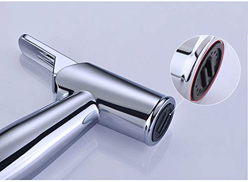 WYYSYNXB Multi-Layer Plating Bath Shower Main Body All Copper Tap Bathroom Toilet Pressurized Spray Gun Flusher Silver