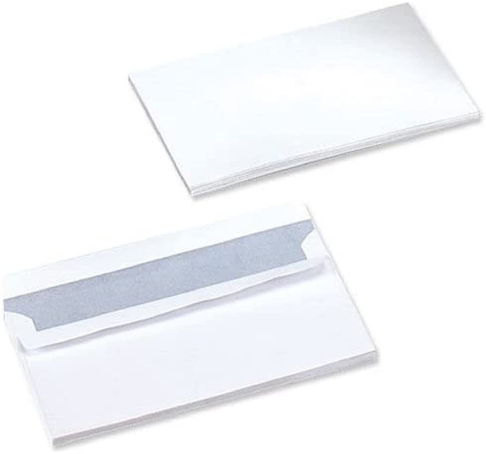 5 Star Envelopes Wallet Press Seal 80gsm White DL [Pack of 1000]