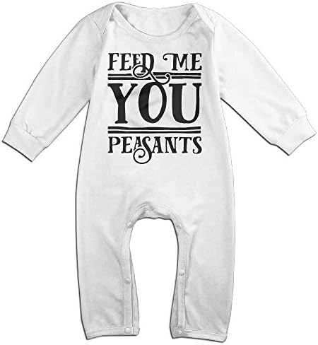 Time To Feed Me Newborn Baby Winter Jumpsuit Long Sleeve Infant Rompers 6-24 M