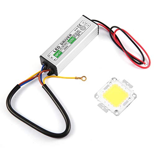 LED Driver Power Supply,50W LED SMD Chip Bulbs with High Power Waterproof 50W LED Driver Supply Power Supply Switch for LED Strip Lights