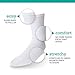 Men's Diabetic Socks - 6 Pack - White - By Zeke White 6 Pack 10-13