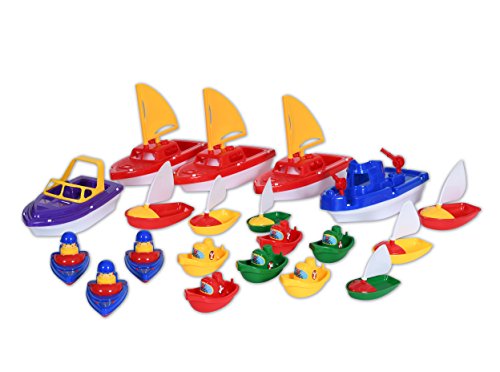 TickiT 9471 Water Play Boats (Pack of 20)
