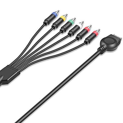 URWOOW PS3 Component AV Cable 6 Feet 6 Wire Premium High Resolution