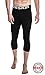 DRSKIN Men’s 3/4 Compression Pants Tights Leggings Shorts Sports Baselayer Running Workout Active (Packs of 1, 2, or 3 Deals) (BB807, XL)