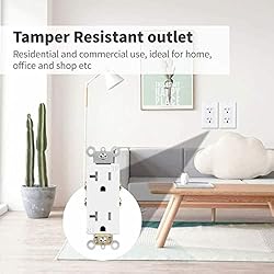 Micmi Decorator Receptacle Outlet, Standard