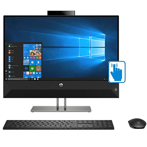 HP Pavilion All-in-One 24-xa0045xt Premium Home and Business AIO Desktop (Intel 8th Gen i7-8700T 6-Core, 16GB RAM, 1TB HDD + 512GB Sata SSD, 23.8″ FHD 1920×1080 Touch, GeForce MX130, Win 10 Home)