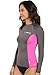 O'Neill Women's Basic Skins Long Sleeve Crew, Graphic/Berry, Small