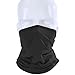 WTACTFUL 2 Pack Lightweight Neck Gaiter Neck Warmer Face Mask Windproof Anti-UV Protection Cover for Motorcycle Cycling Fishing Hunting Summer Outdoor Sports Suitable for Men Women Black and White