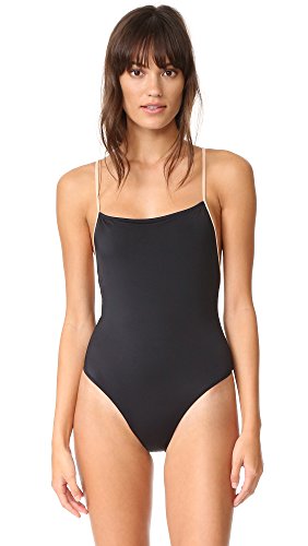 Solid & Striped Women s The Chelsea One Piece, Black/Nude, Medium
