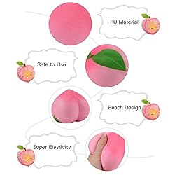 Squishy Peach Toy, Slow Rising Cute Scented Peach