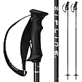 Zipline Blurr 16.0 Graphite Composite Downhill Ski Poles - Lightweight, Durable, Freeride All-Mountain, Ergonomic Grip, Ideal for All-Mountain Skiing - Choice of Gold Medalist David Wise