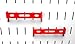 Wall Control 10-CB-014 R C-Bracket Slotted Metal Pegboard Hook for Wall Control Pegboard Only, 1