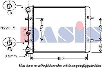 AKS Dasis 040810N Radiator, engine cooling