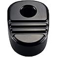 WOWTK Tri-Line Ignition Switch Cover fits for Harley Touring Electra Glide Road Glide Street Glide FLHTP FLHTCU FLTRX FLTRU FLHX FLHXS FLHTK FLTRXS FLHTKL FLHTCUTG 2014-2020,Gloss black
