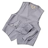 YGA1E01 Multicolors Plains Vest Tie Cufflinks Bowtie Hanky Mens Gift By Y&G