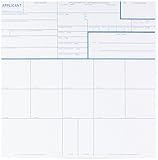 Fingerprint Cards, Applicant FD-258, 10 pack