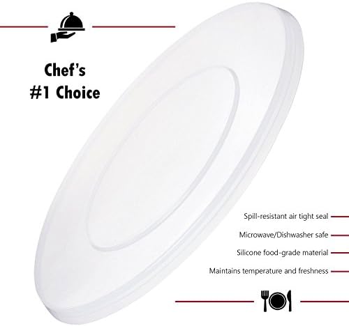 Instant Pot Silicone Lid / Cover for Inner Pot- 5 Qt/L or 6 Qt/L Models IP-DUO60, IP-LUX60, IP-DUO50, IP-LUX50, Smart-60, IP-CSG60 and IP-CSG50 - Great for Cooking and Storage - BPA Free
